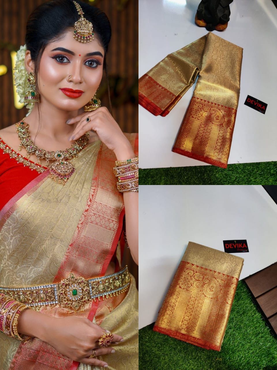 Bollywood Party Wear New Arrival Soft Silk Banarasi Silk Saree Blouse