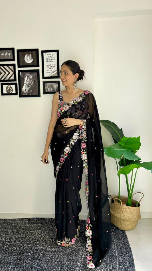 Black Saree Online